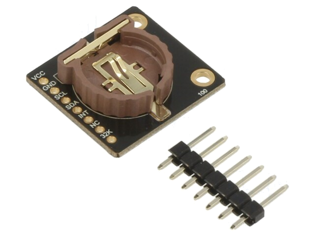 Module: RTC; SD3031; I2C; 3,3VDC; batterij RTC,pen; 22,5x21mm Module: RTC; SD3031; I2C; 3,3VDC; batterij RTC,pen; 22,5x21mm